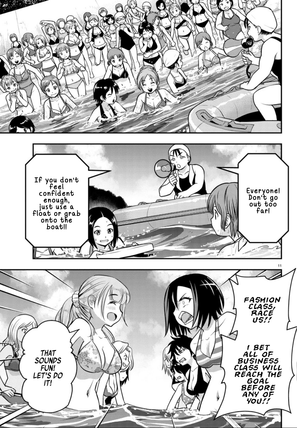 Yankee JK KuzuHana-chan Chapter 10 page 11 - Chapter 10: Beachside Black Lily