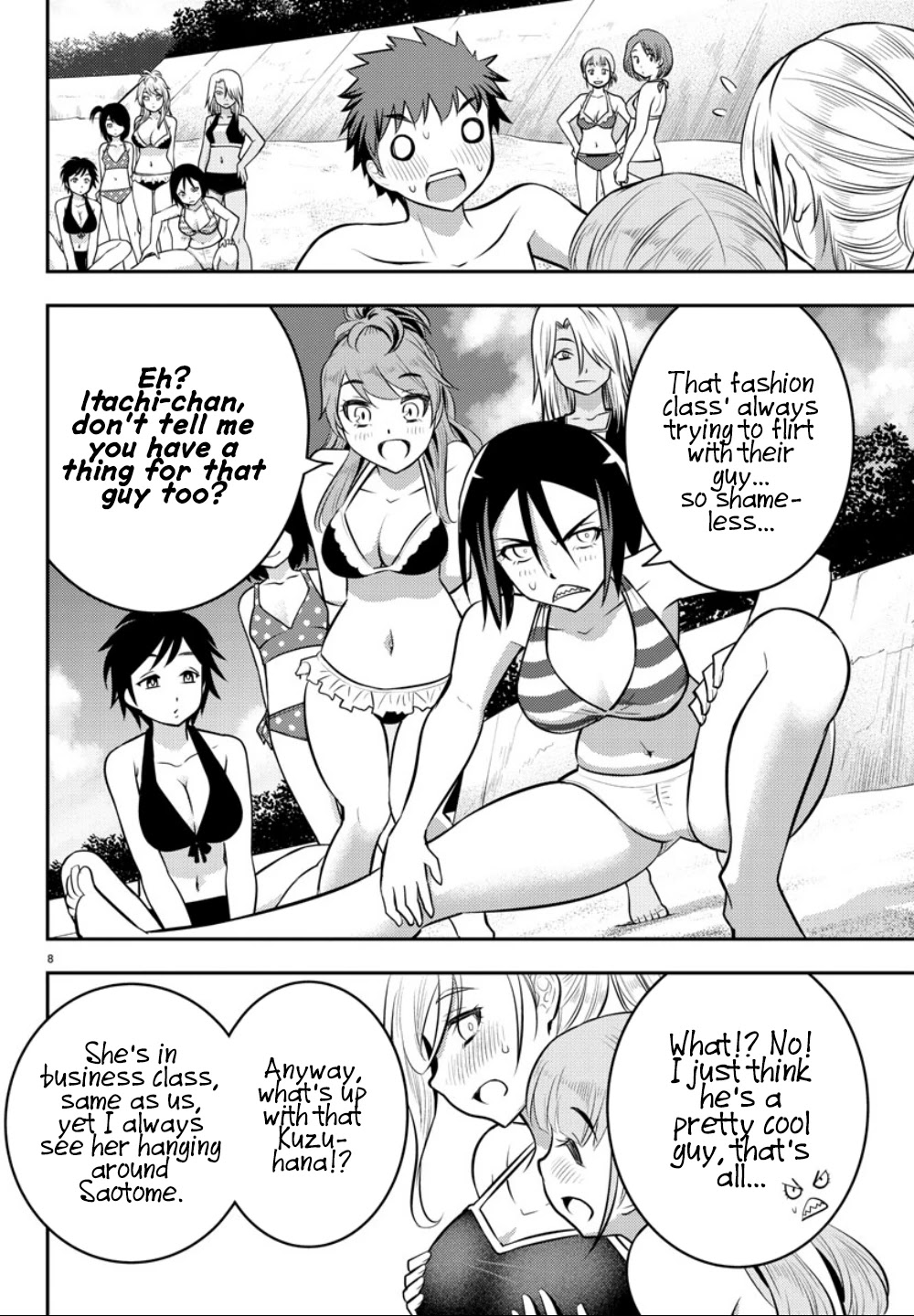 Yankee JK KuzuHana-chan Chapter 10 page 8 - Chapter 10: Beachside Black Lily