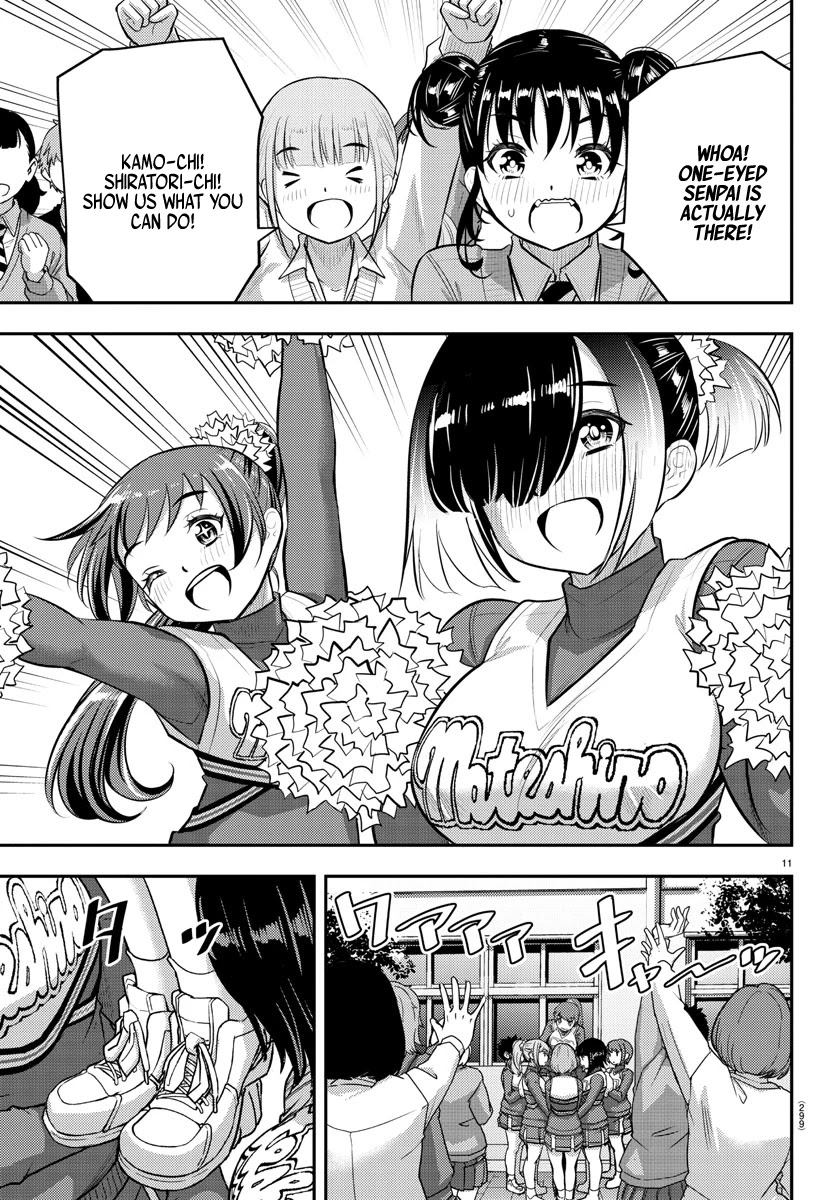 Yankee JK KuzuHana-chan Chapter 101 page 11 - Chapter 101: Cheer up Girls!