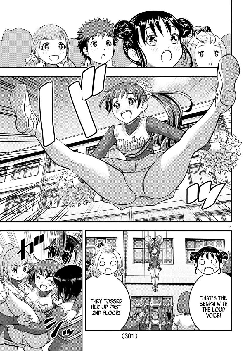Yankee JK KuzuHana-chan Chapter 101 page 13 - Chapter 101: Cheer up Girls!