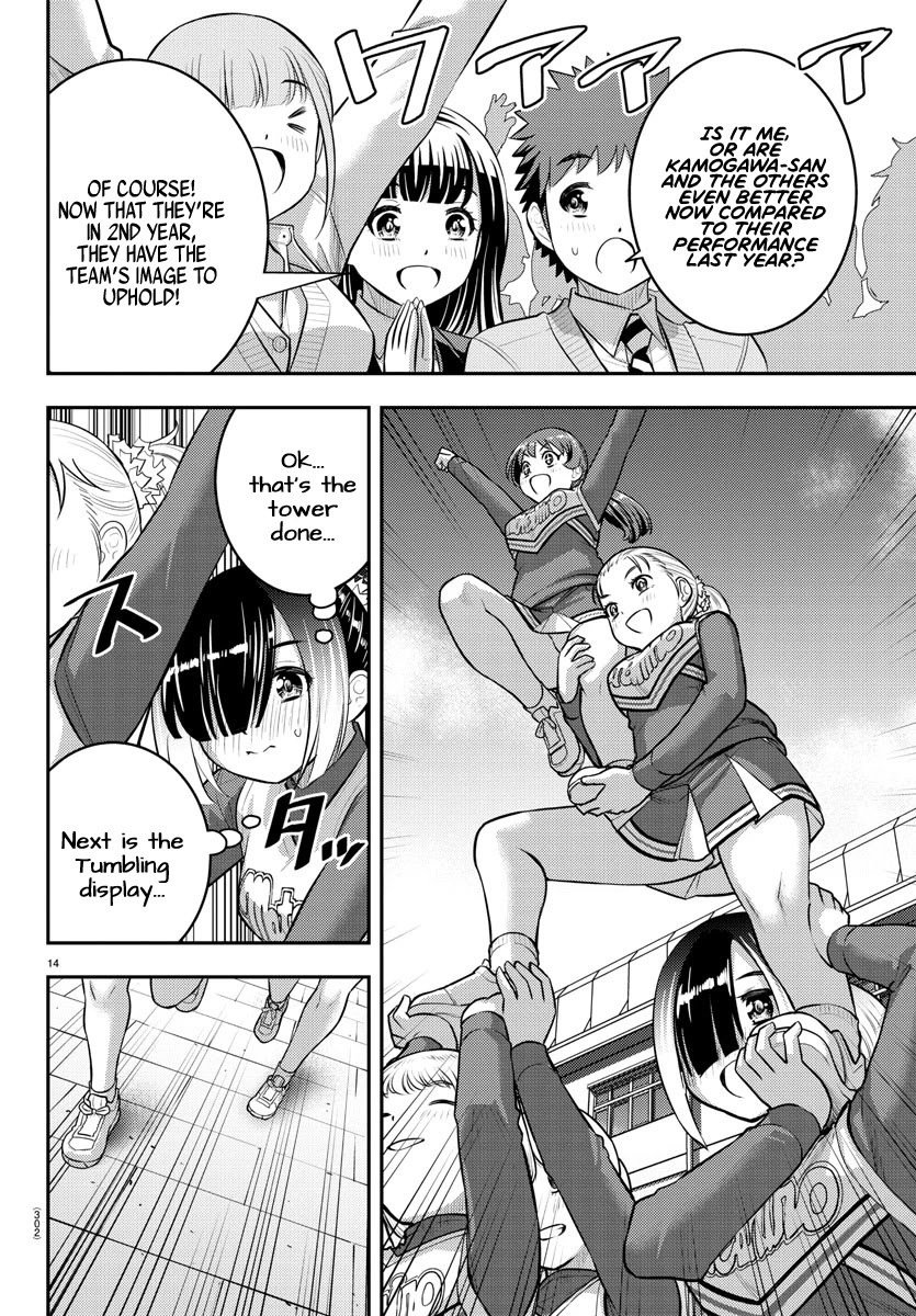 Yankee JK KuzuHana-chan Chapter 101 page 14 - Chapter 101: Cheer up Girls!