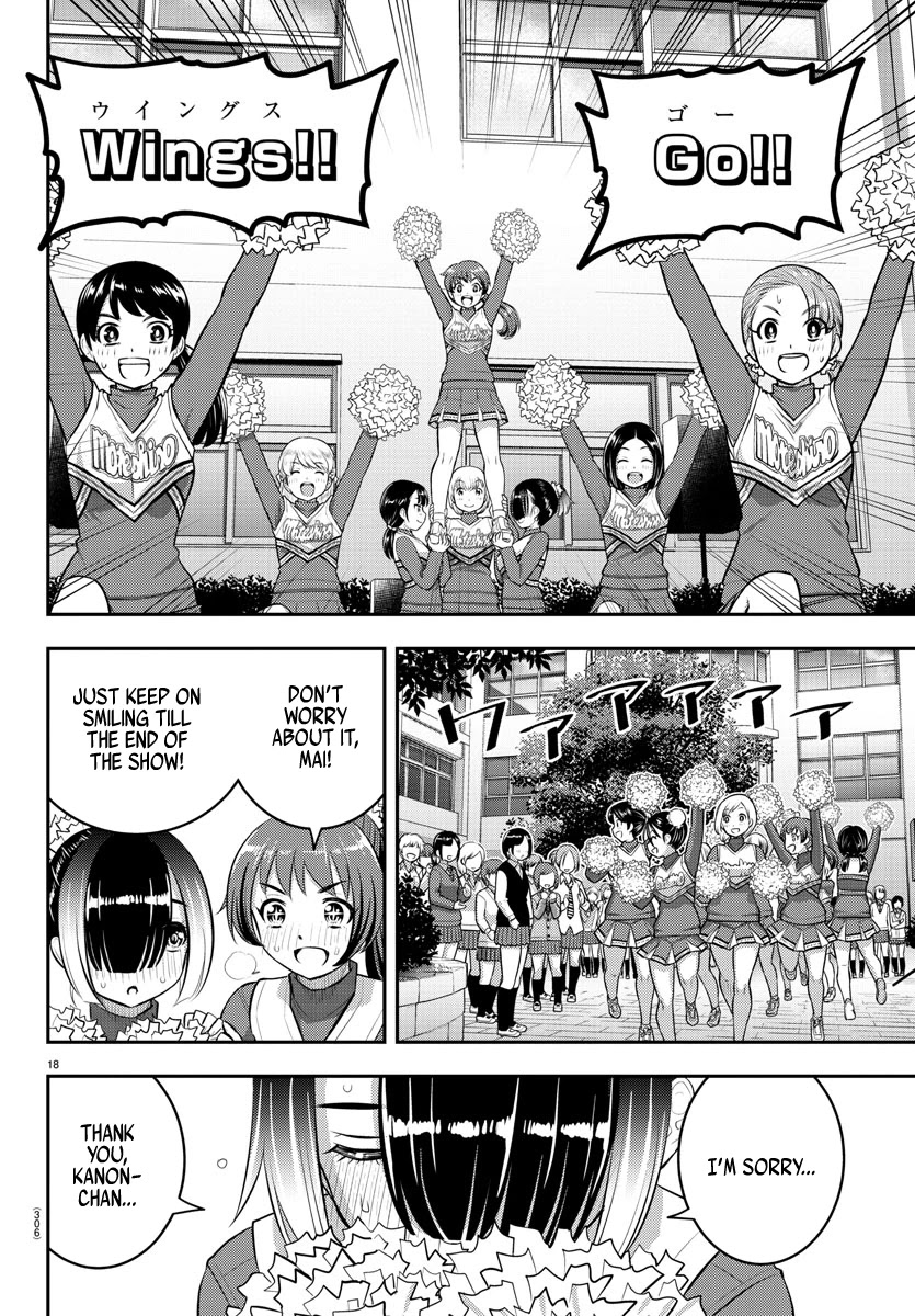 Yankee JK KuzuHana-chan Chapter 101 page 18 - Chapter 101: Cheer up Girls!