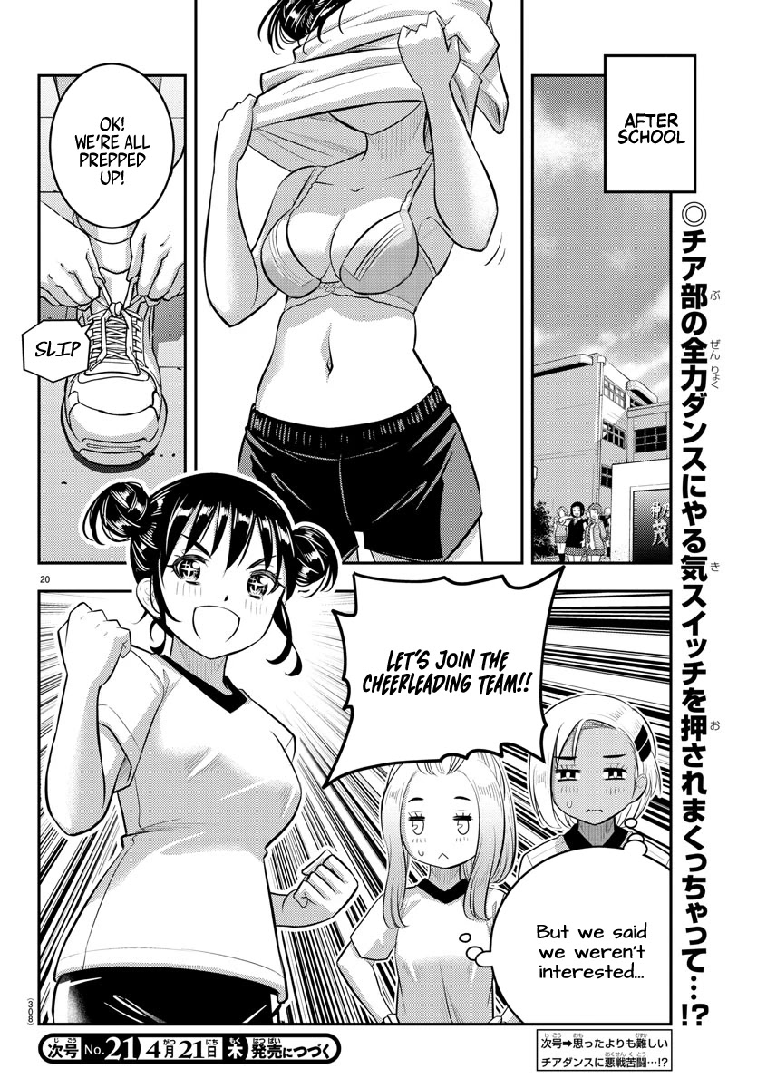 Yankee JK KuzuHana-chan Chapter 101 page 20 - Chapter 101: Cheer up Girls!