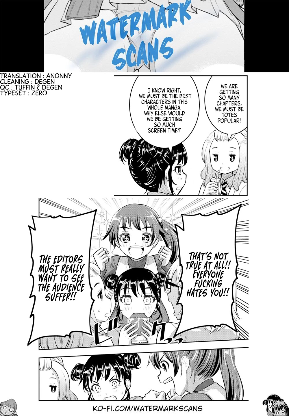 Yankee JK KuzuHana-chan Chapter 101 page 21 - Chapter 101: Cheer up Girls!