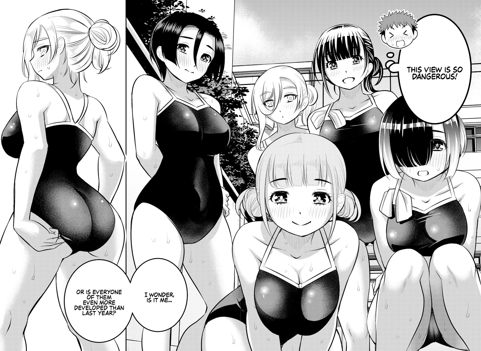 Yankee JK KuzuHana-chan Chapter 112 page 12 - Chapter 112: Poolside Battle