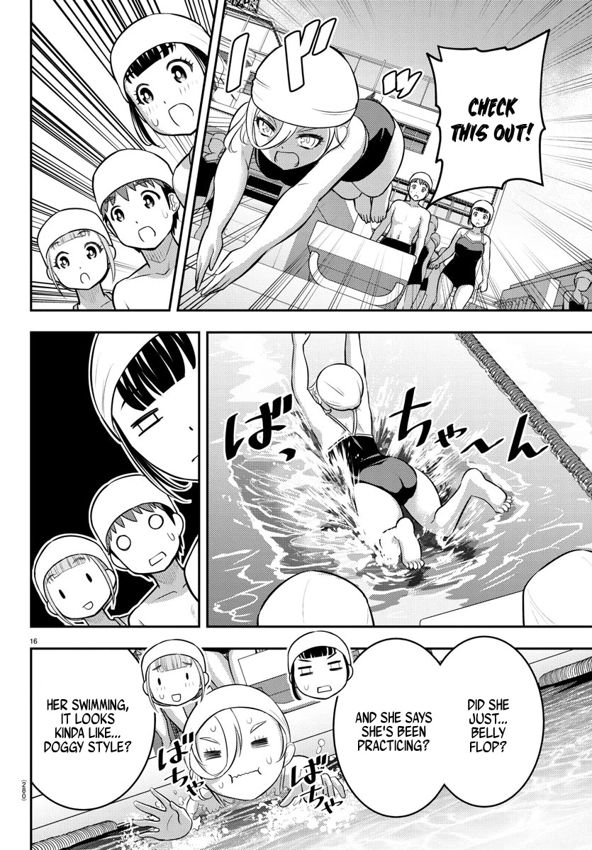 Yankee JK KuzuHana-chan Chapter 112 page 15 - Chapter 112: Poolside Battle