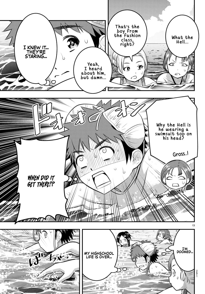 Yankee JK KuzuHana-chan Chapter 118 page 13 - Chapter 118: Beachside Cinderella