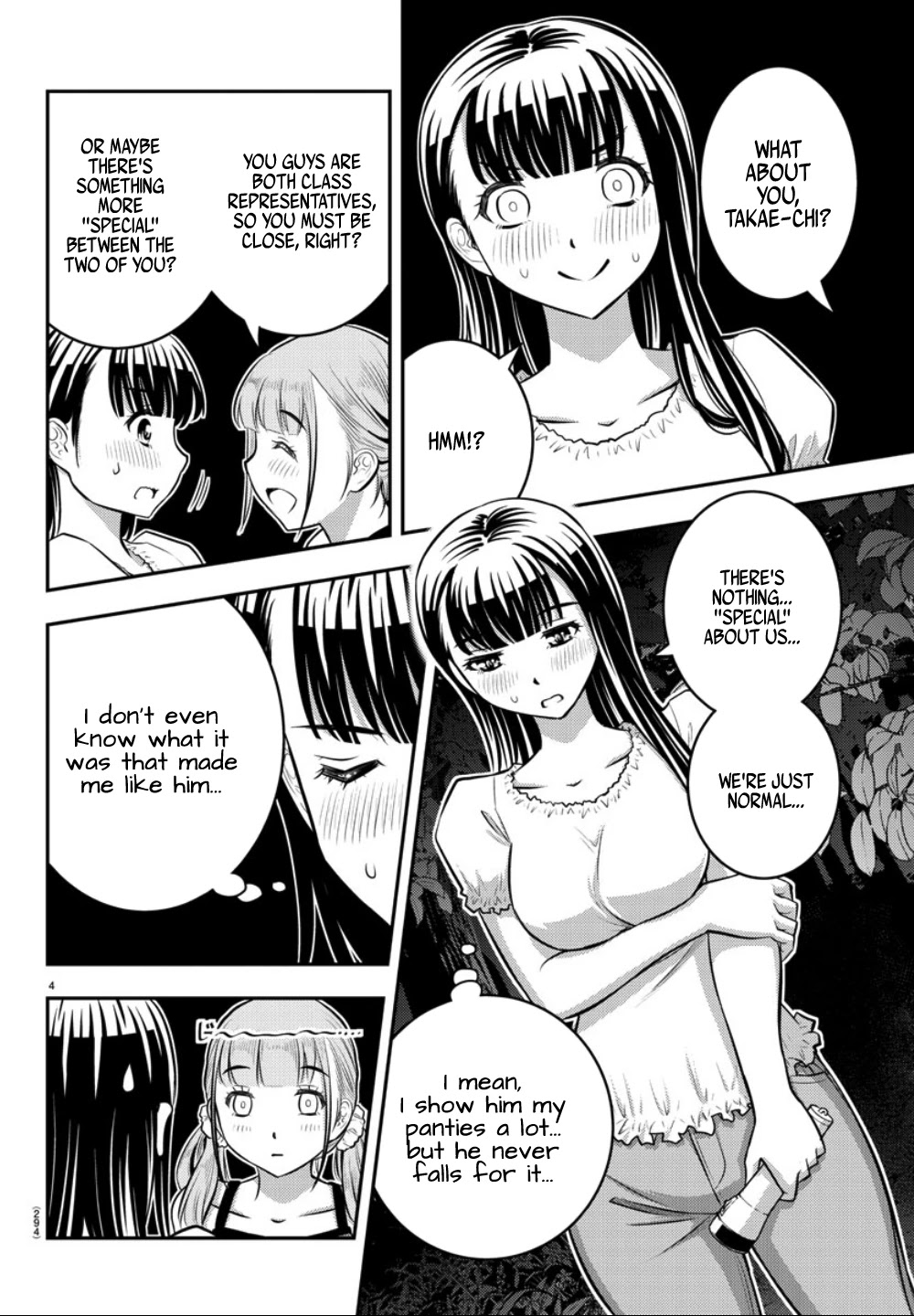 Yankee JK KuzuHana-chan Chapter 12 page 5 - Chapter 12: Confession under the Moonlight