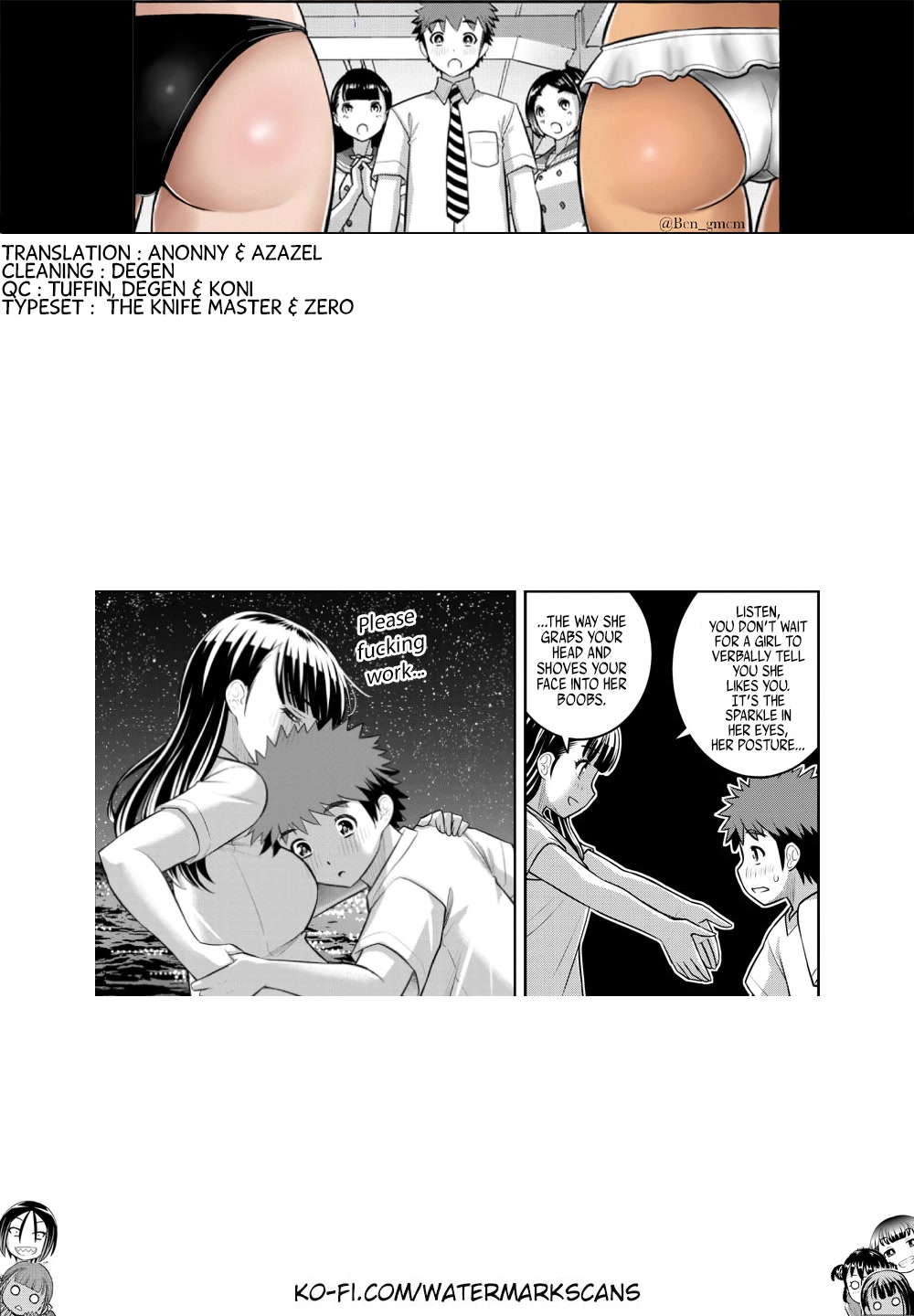 Yankee JK KuzuHana-chan Chapter 121 page 21 - Chapter 121: Long Walk on the Beach