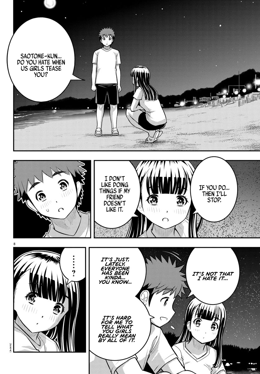 Yankee JK KuzuHana-chan Chapter 121 page 8 - Chapter 121: Long Walk on the Beach