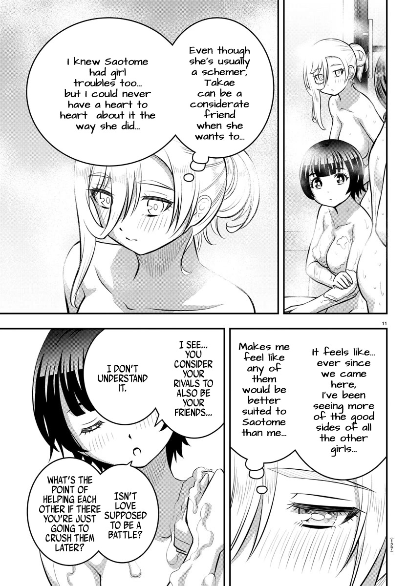 Yankee JK KuzuHana-chan Chapter 122 page 12 - Chapter 122: Meeting in the Bath