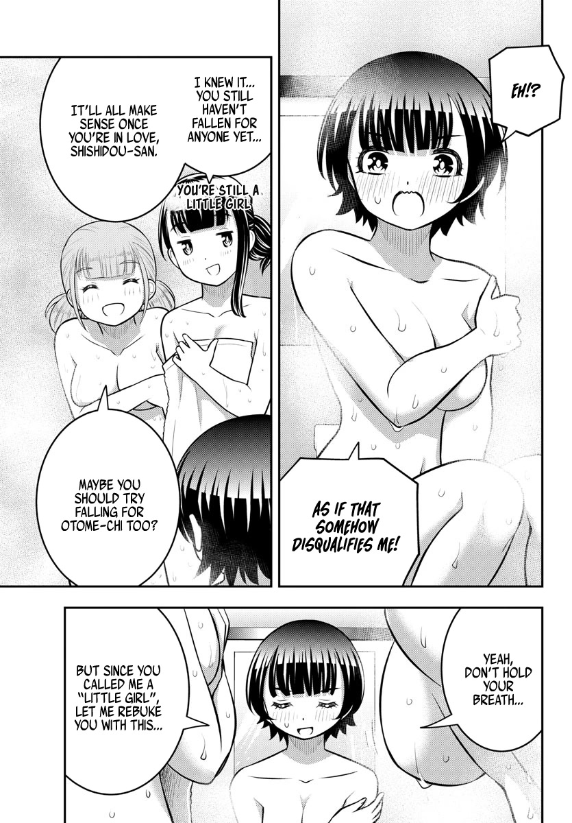 Yankee JK KuzuHana-chan Chapter 122 page 14 - Chapter 122: Meeting in the Bath