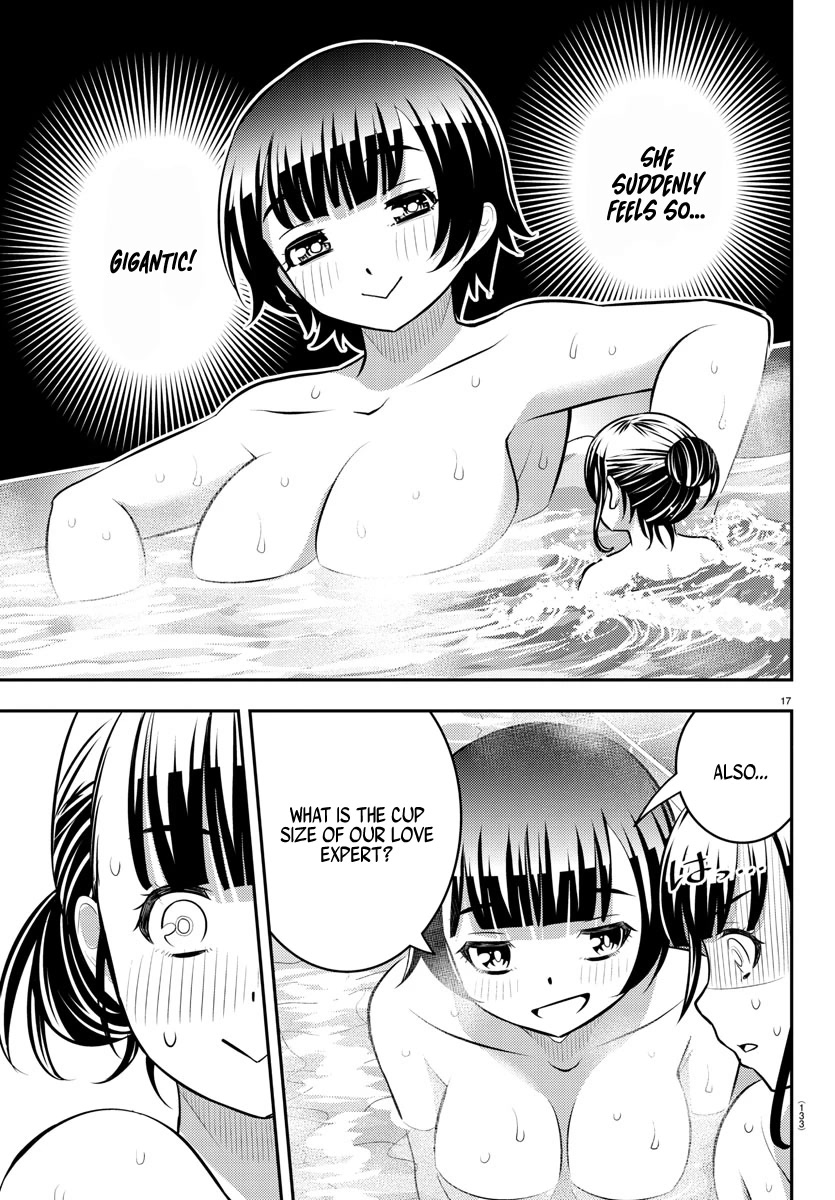 Yankee JK KuzuHana-chan Chapter 122 page 18 - Chapter 122: Meeting in the Bath