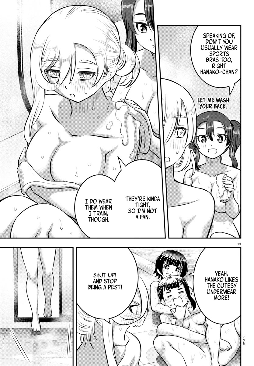 Yankee JK KuzuHana-chan Chapter 122 page 20 - Chapter 122: Meeting in the Bath