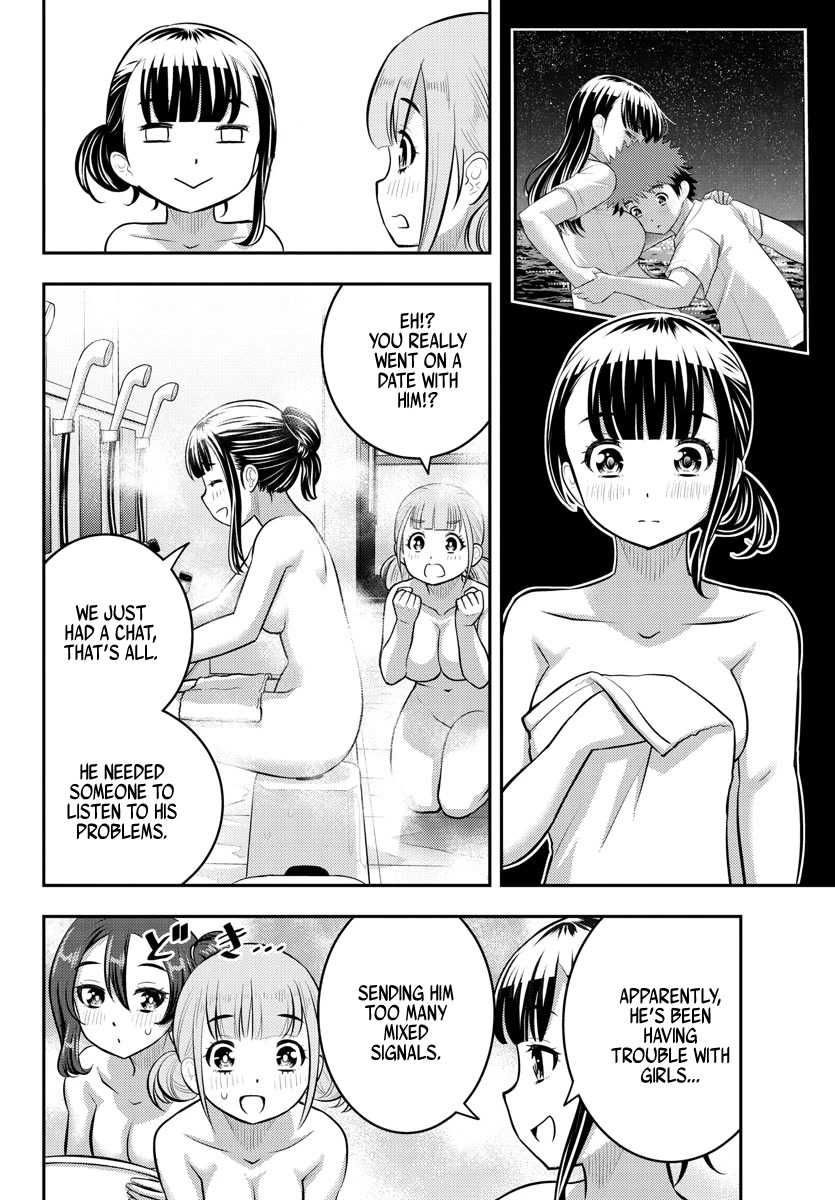 Yankee JK KuzuHana-chan Chapter 122 page 3 - Chapter 122: Meeting in the Bath