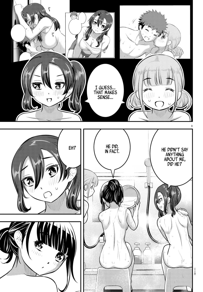 Yankee JK KuzuHana-chan Chapter 122 page 4 - Chapter 122: Meeting in the Bath