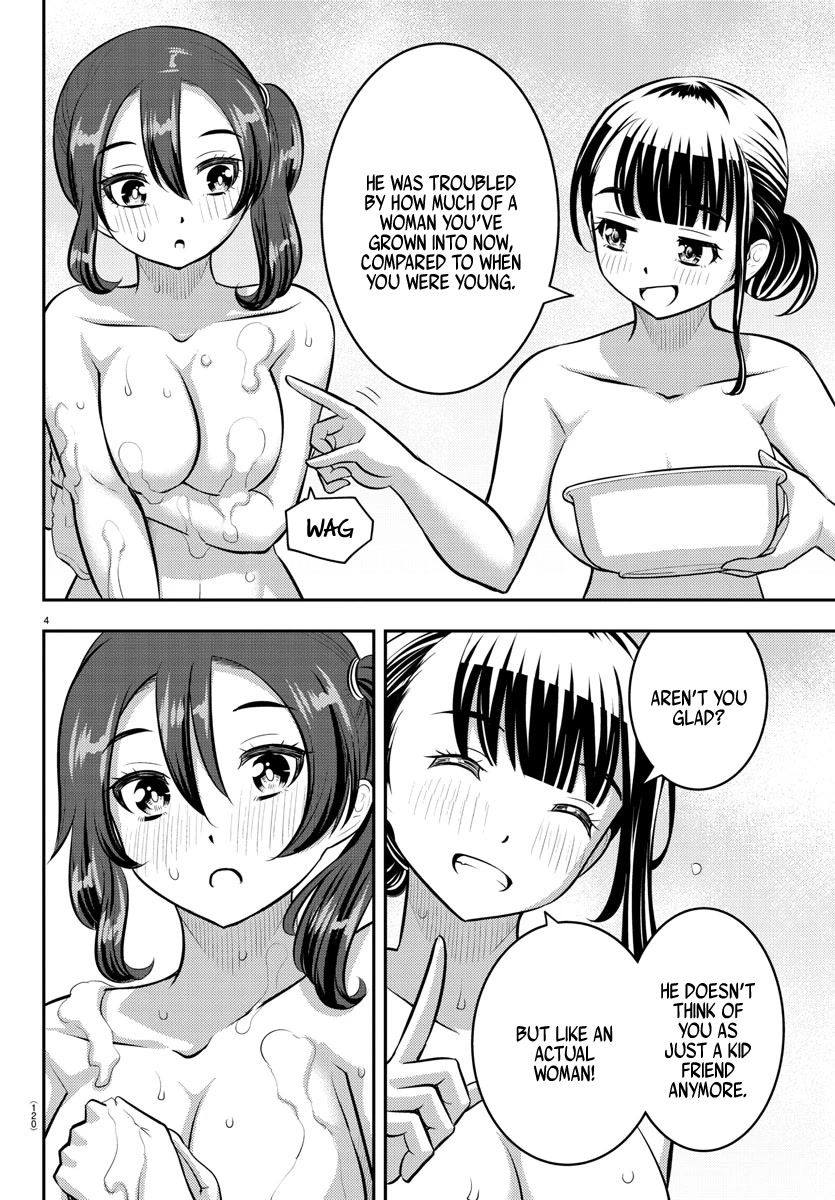 Yankee JK KuzuHana-chan Chapter 122 page 5 - Chapter 122: Meeting in the Bath