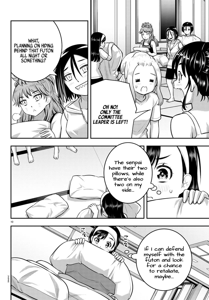 Yankee JK KuzuHana-chan Chapter 125 page 10 - Chapter 125: Pillow Fight!