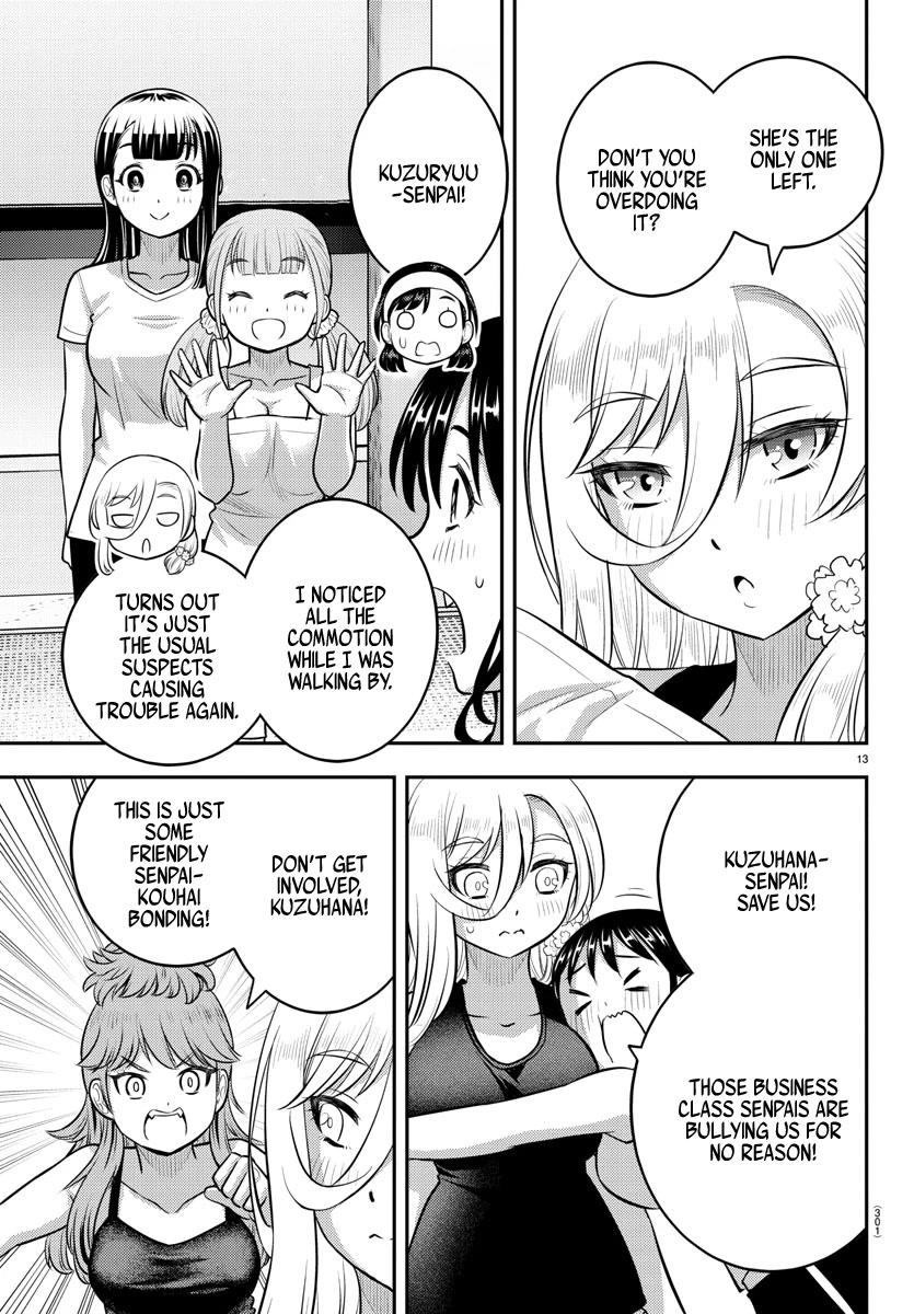 Yankee JK KuzuHana-chan Chapter 125 page 13 - Chapter 125: Pillow Fight!