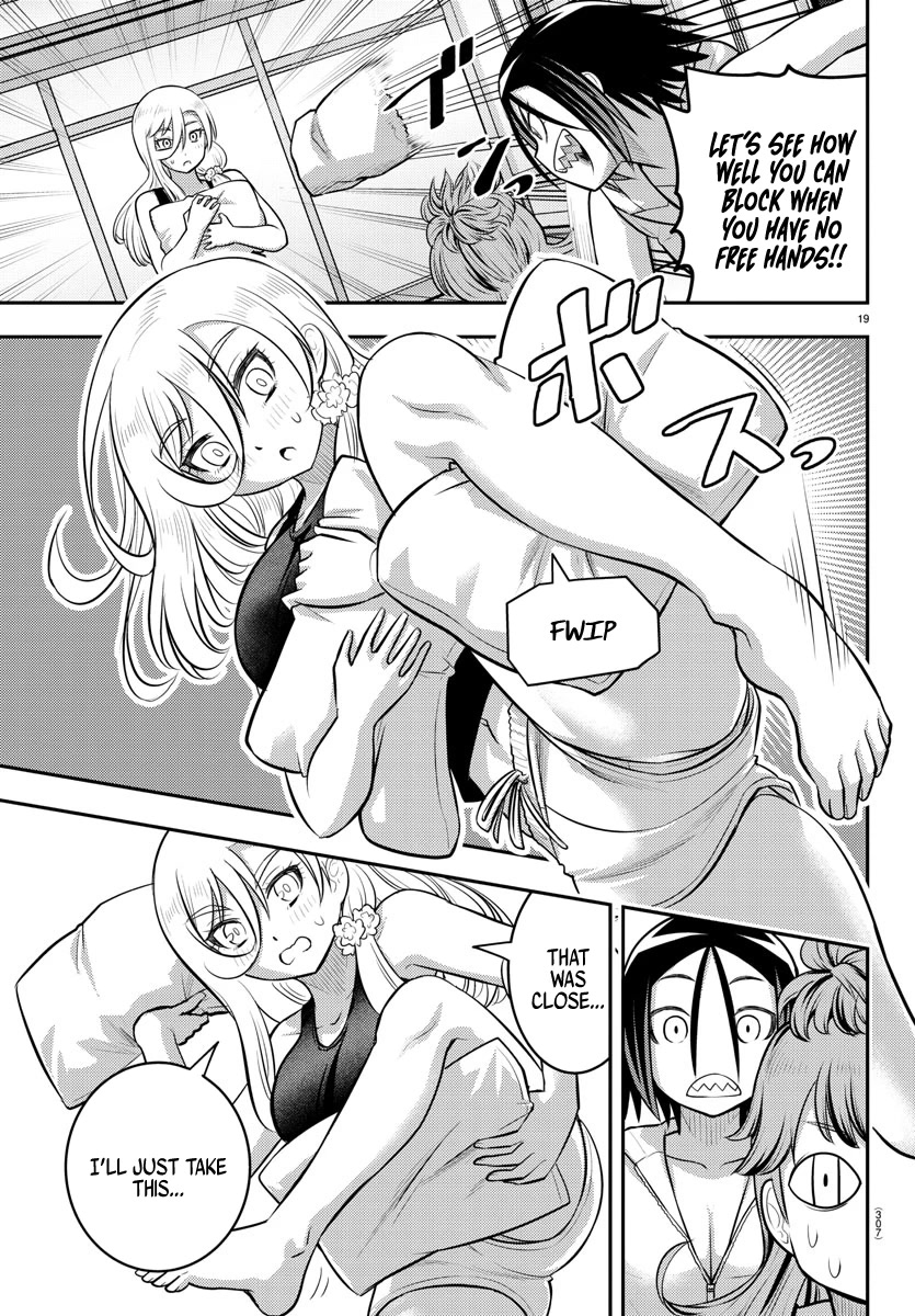 Yankee JK KuzuHana-chan Chapter 125 page 19 - Chapter 125: Pillow Fight!
