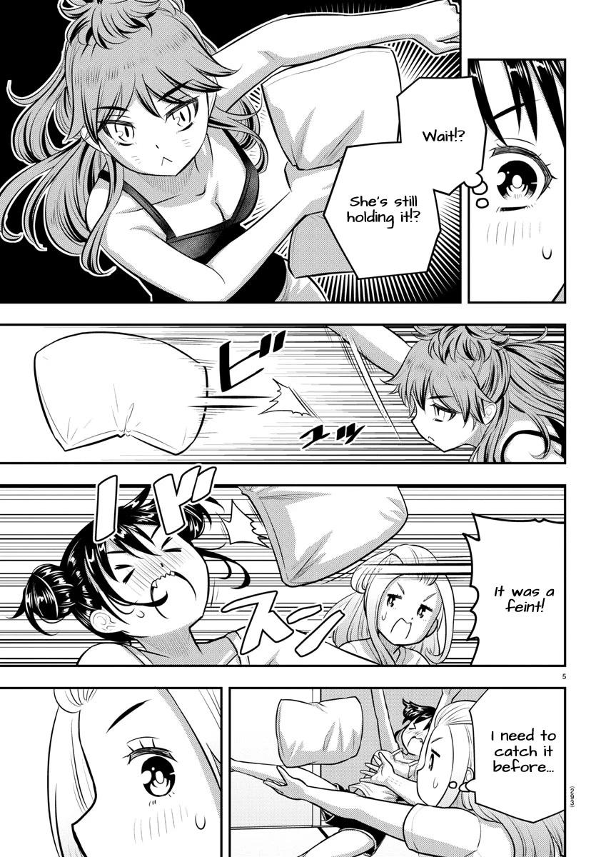 Yankee JK KuzuHana-chan Chapter 125 page 5 - Chapter 125: Pillow Fight!