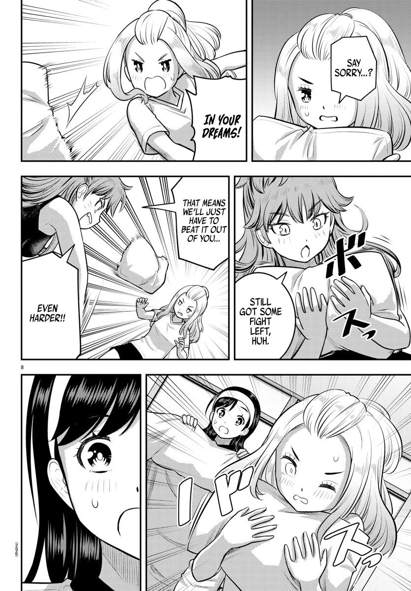 Yankee JK KuzuHana-chan Chapter 125 page 8 - Chapter 125: Pillow Fight!