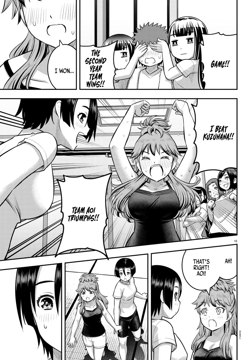 Yankee JK KuzuHana-chan Chapter 126 page 15 - Chapter 126: Cat Fight