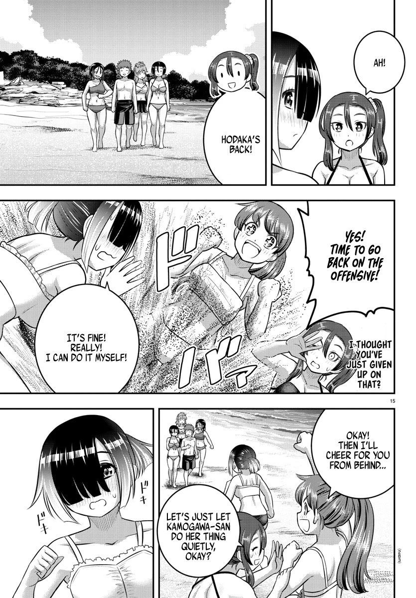 Yankee JK KuzuHana-chan Chapter 129 page 15 - Chapter 129: Beachside Panic