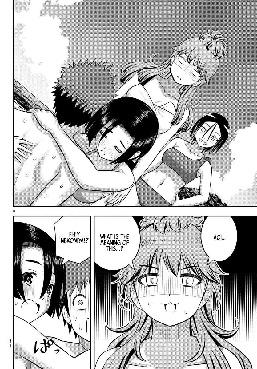 Yankee JK KuzuHana-chan Chapter 129 page 8 - Chapter 129: Beachside Panic