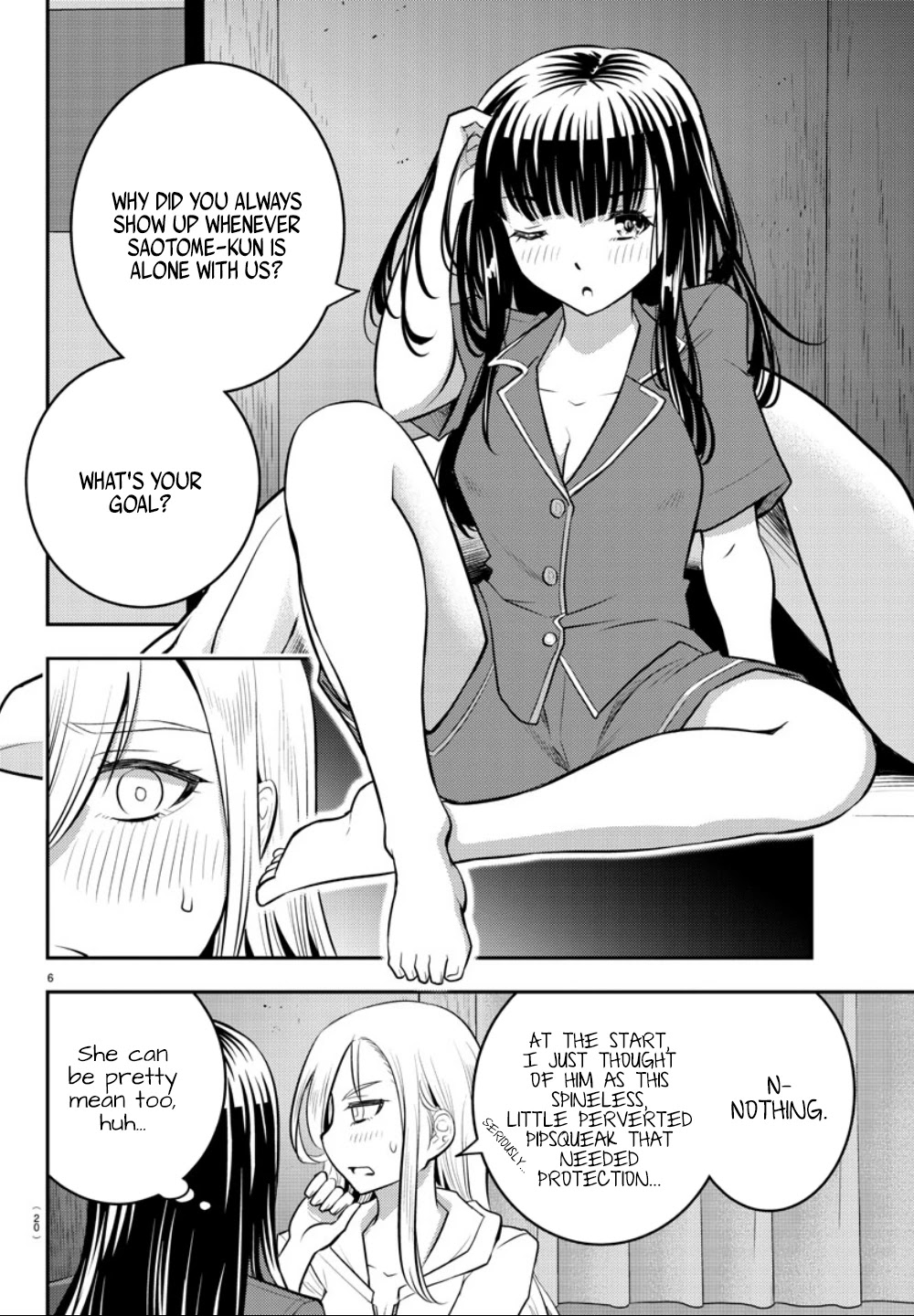 Yankee JK KuzuHana-chan Chapter 14 page 8 - Chapter 14: Midnight Heart to Heart(?)