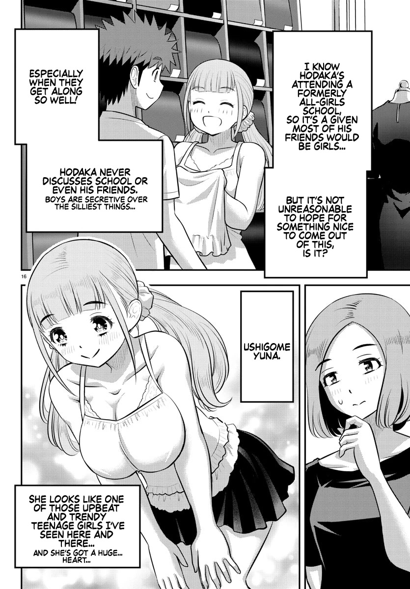 Yankee JK KuzuHana-chan Chapter 141 page 16 - Chapter 141: Ushigome-chan's Home Visit