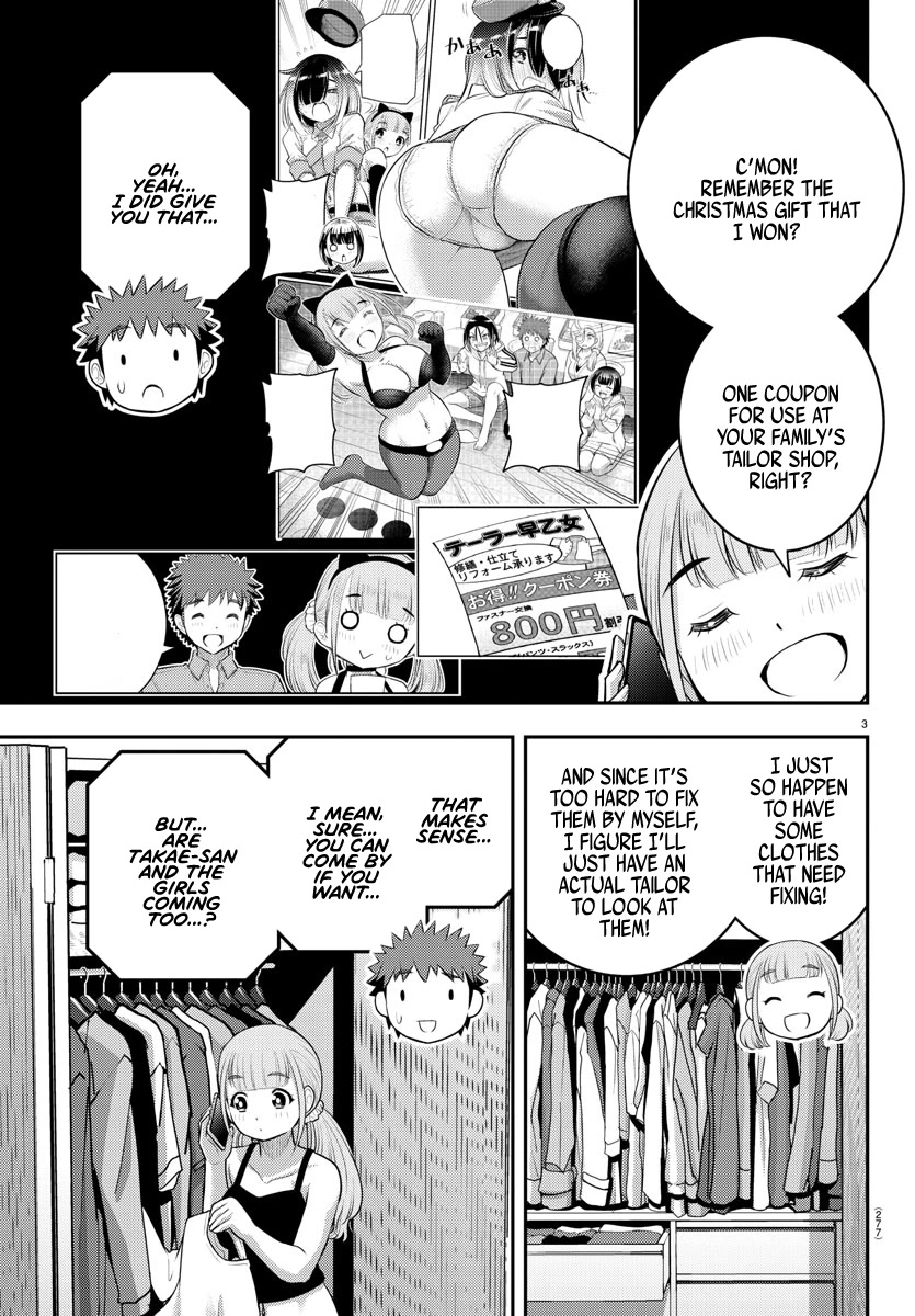 Yankee JK KuzuHana-chan Chapter 141 page 3 - Chapter 141: Ushigome-chan's Home Visit