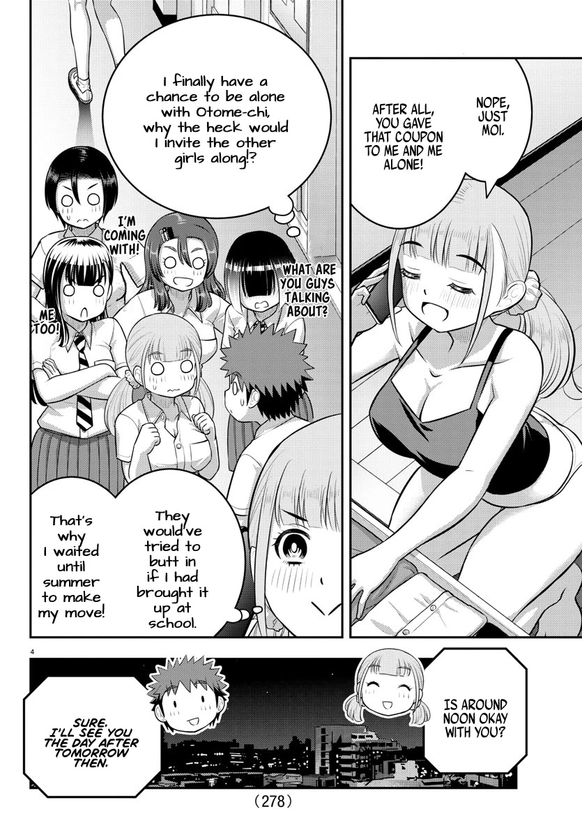 Yankee JK KuzuHana-chan Chapter 141 page 4 - Chapter 141: Ushigome-chan's Home Visit