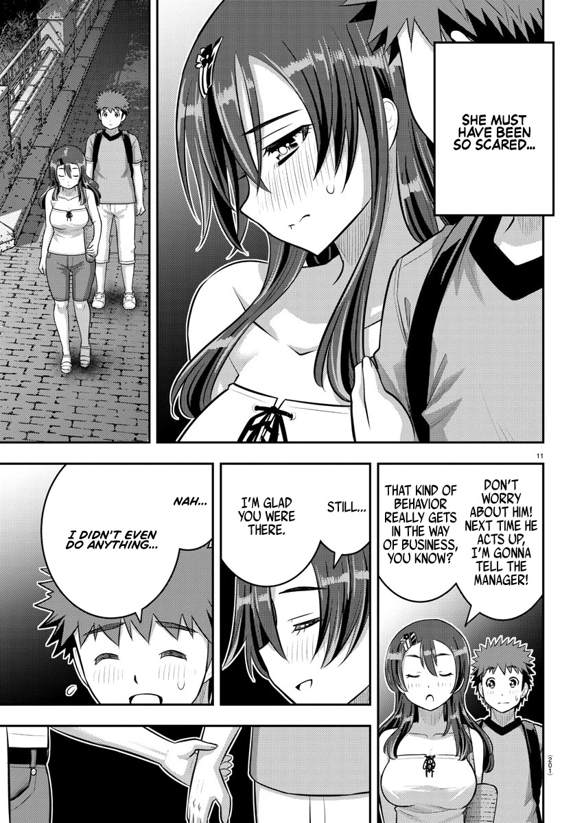 Yankee JK KuzuHana-chan Chapter 145 page 11 - Chapter 145: Hanging out outside of school