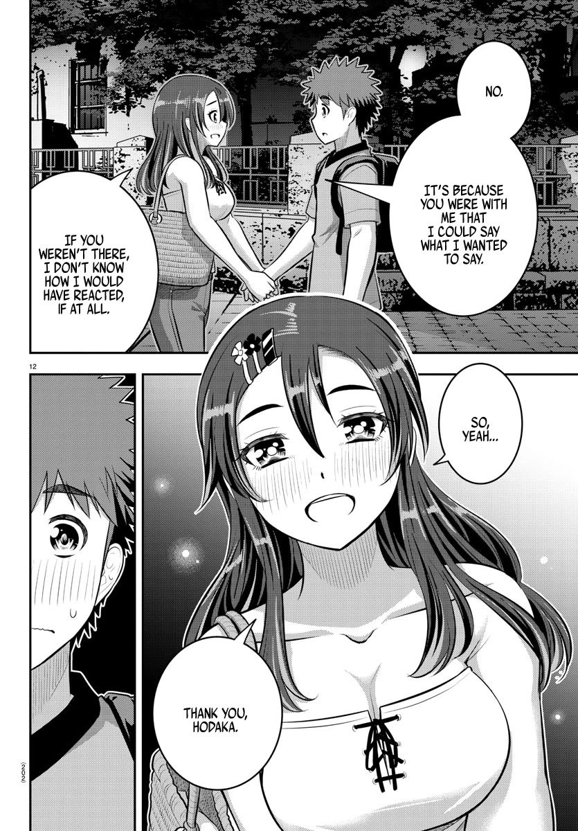 Yankee JK KuzuHana-chan Chapter 145 page 12 - Chapter 145: Hanging out outside of school