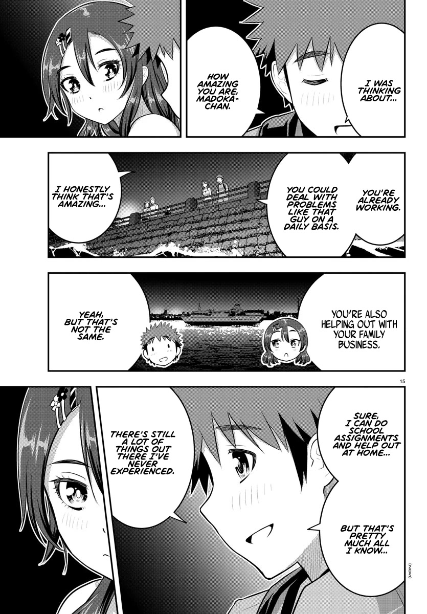 Yankee JK KuzuHana-chan Chapter 145 page 15 - Chapter 145: Hanging out outside of school