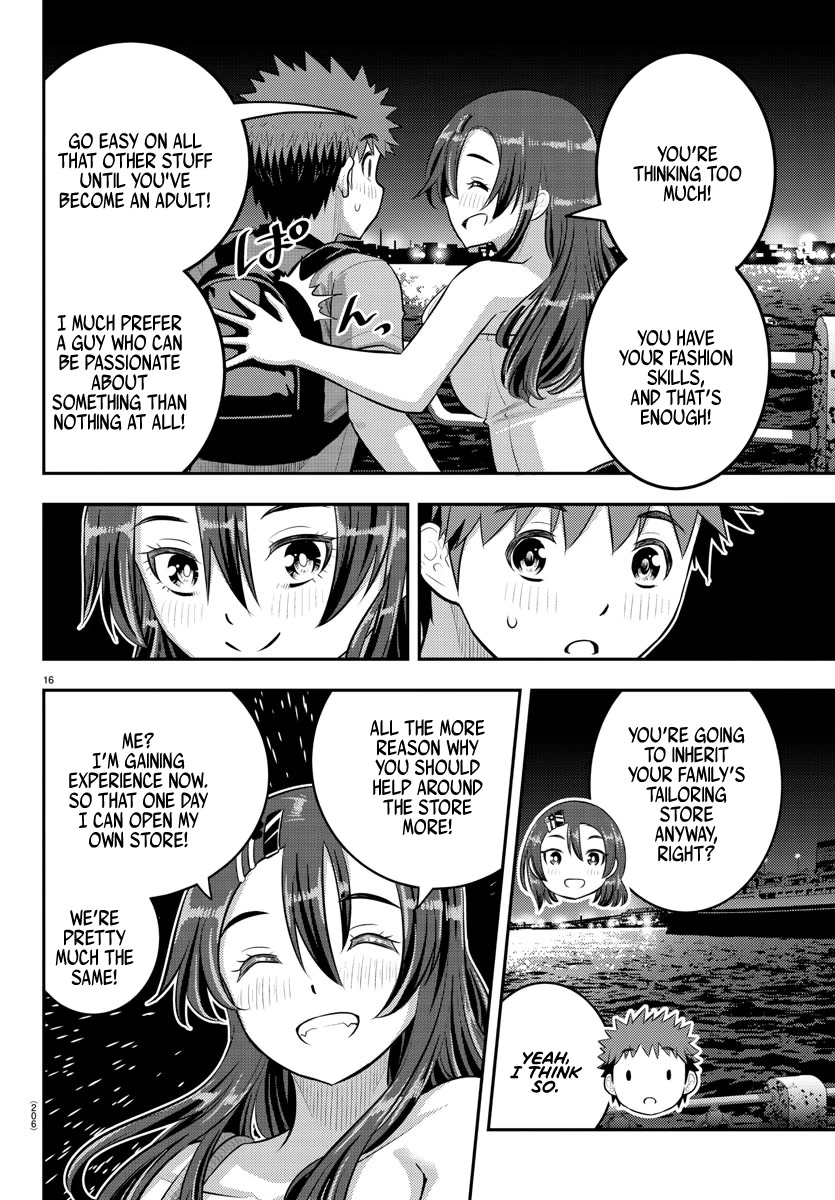 Yankee JK KuzuHana-chan Chapter 145 page 16 - Chapter 145: Hanging out outside of school