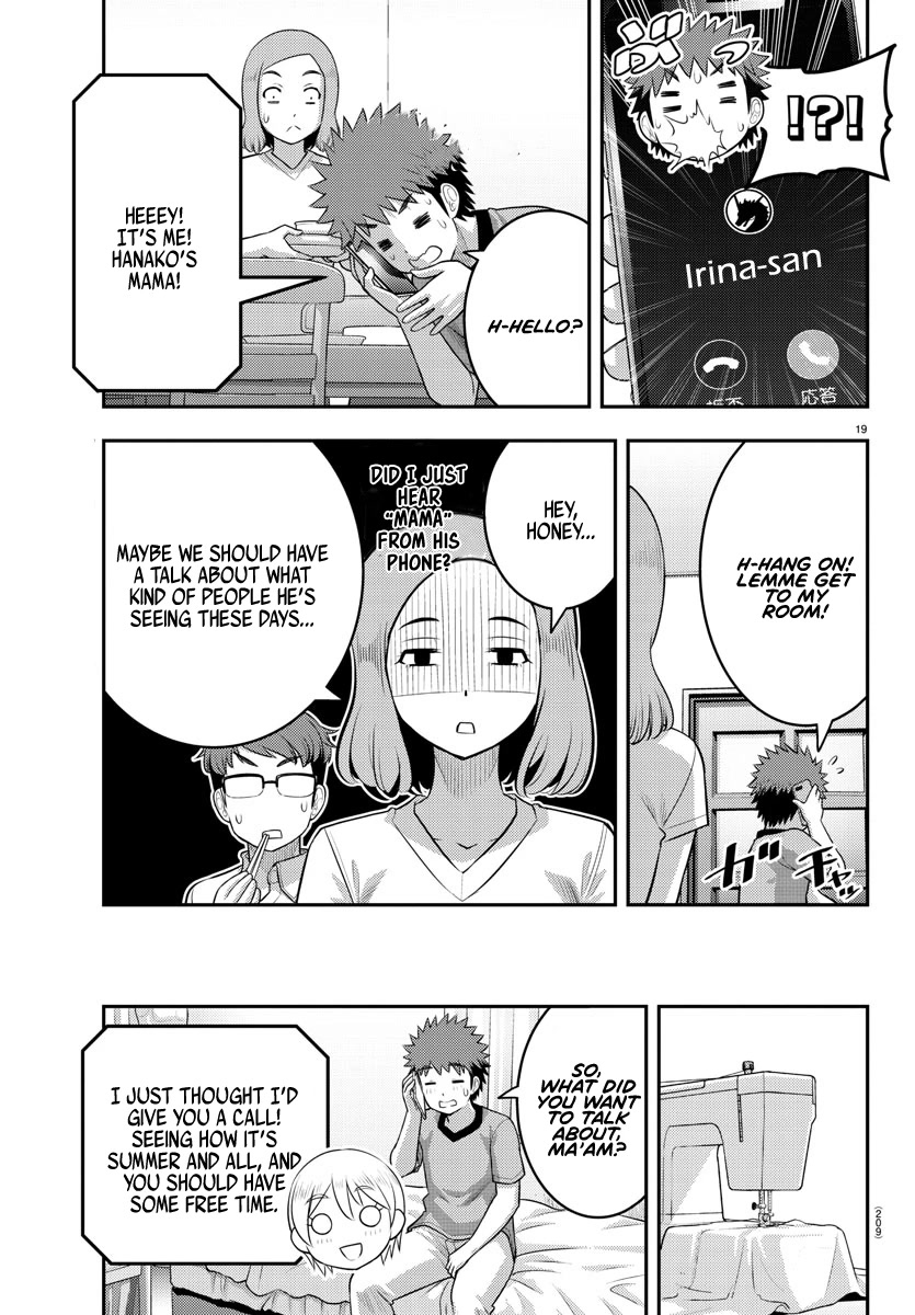 Yankee JK KuzuHana-chan Chapter 145 page 19 - Chapter 145: Hanging out outside of school