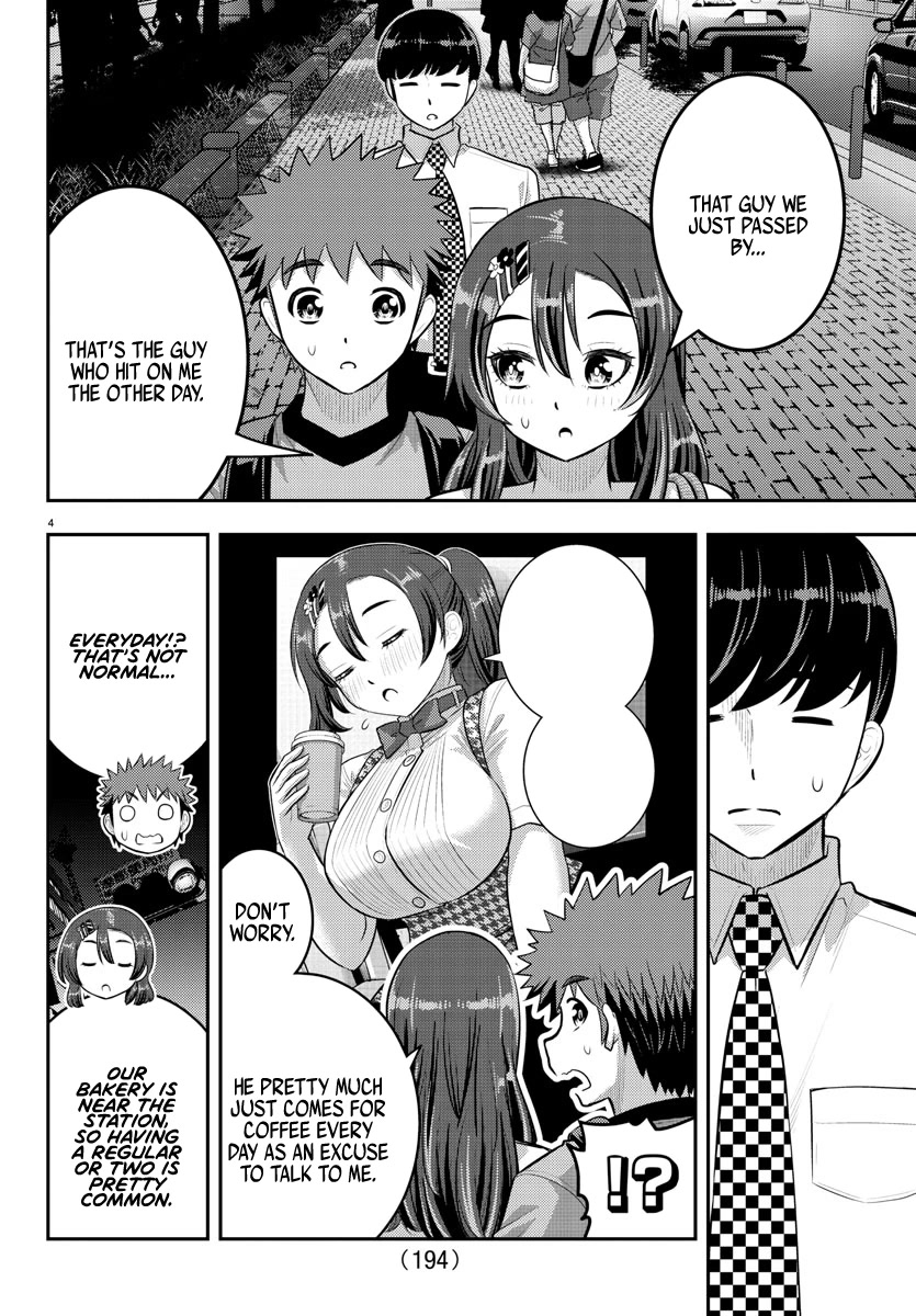 Yankee JK KuzuHana-chan Chapter 145 page 4 - Chapter 145: Hanging out outside of school