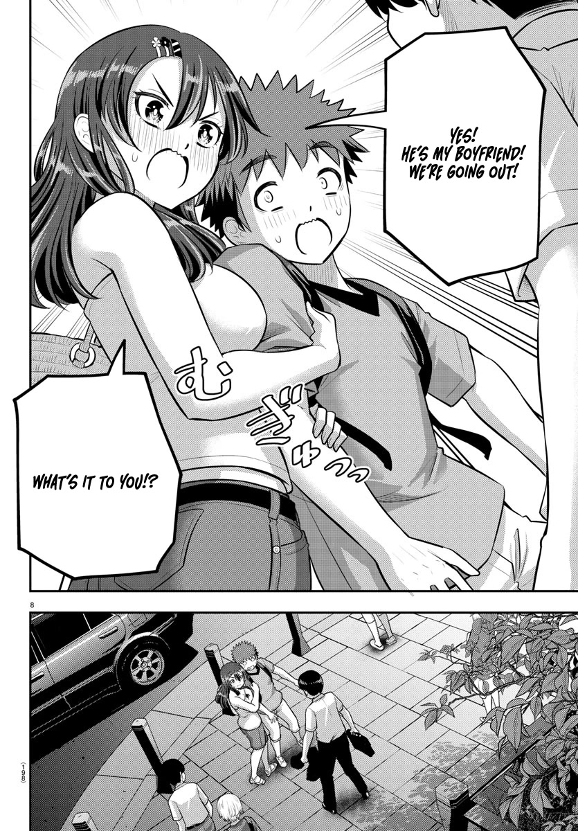 Yankee JK KuzuHana-chan Chapter 145 page 8 - Chapter 145: Hanging out outside of school