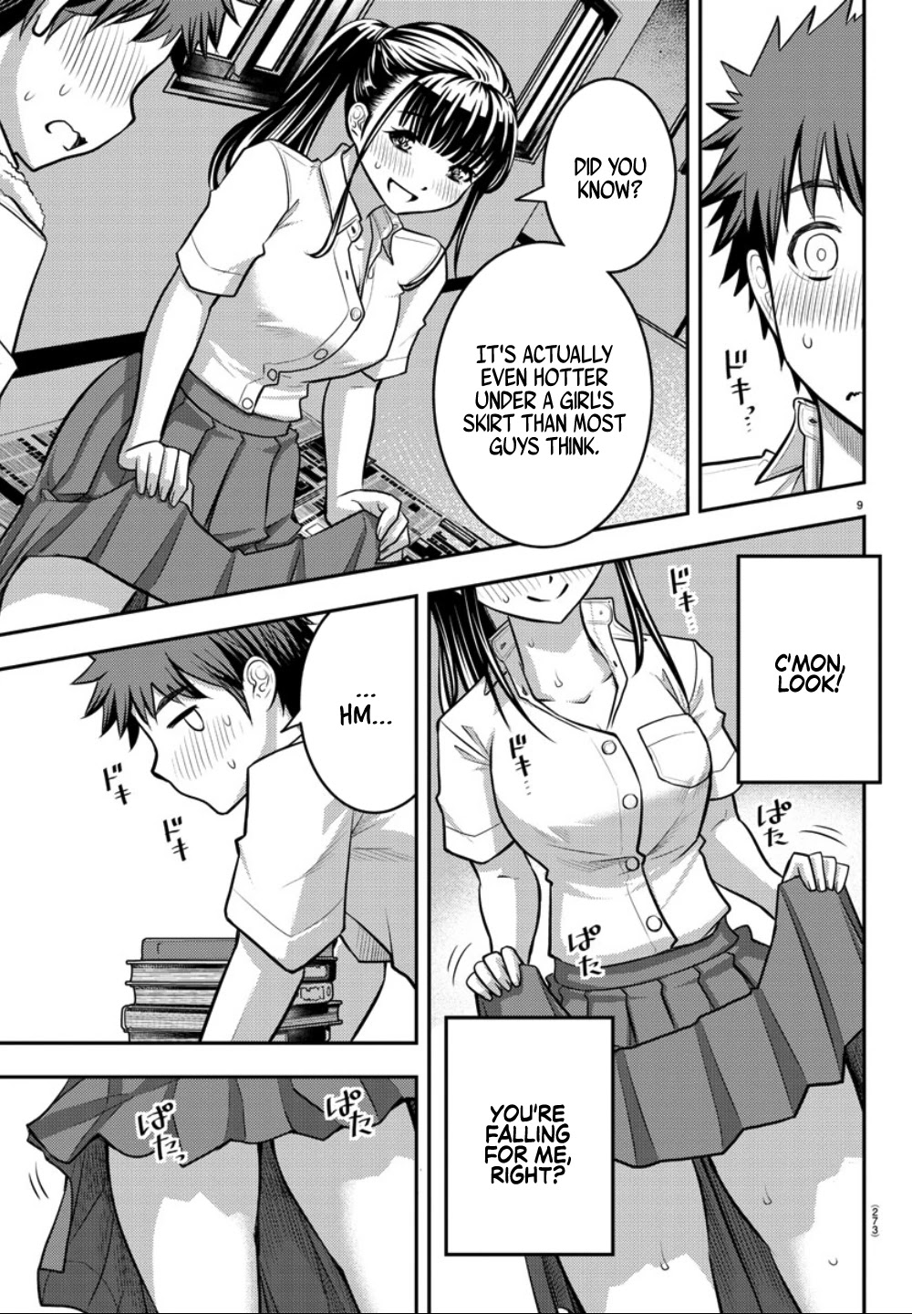 Yankee JK KuzuHana-chan Chapter 15 page 10 - Chapter 15: Summer in the Library