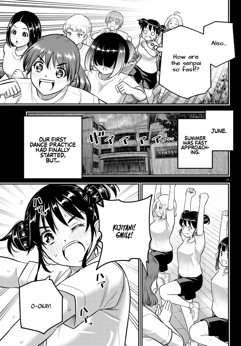 Yankee JK KuzuHana-chan Chapter 156 page 11 - Chapter 156: I've fallen in love with Cheerleading