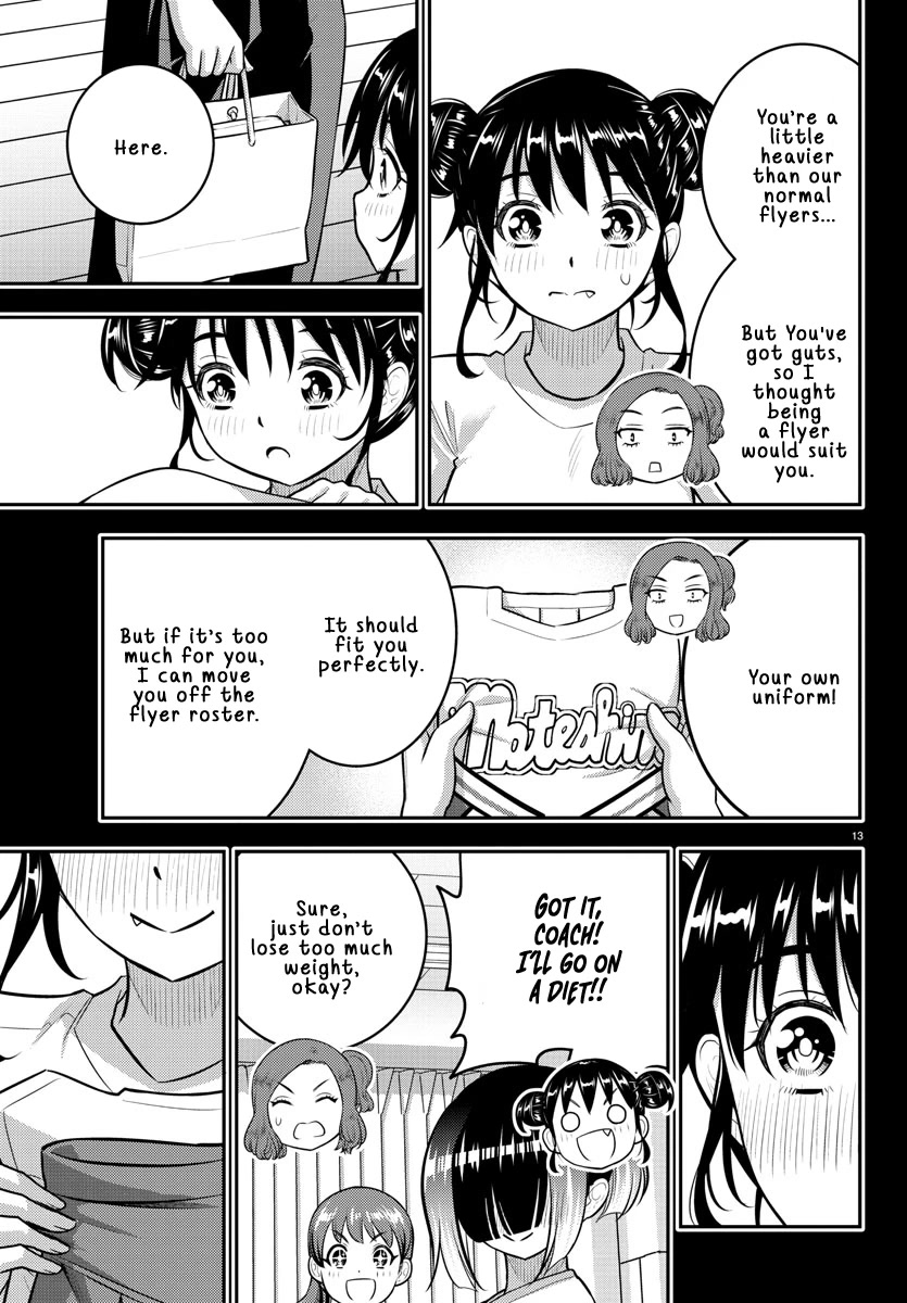 Yankee JK KuzuHana-chan Chapter 156 page 13 - Chapter 156: I've fallen in love with Cheerleading