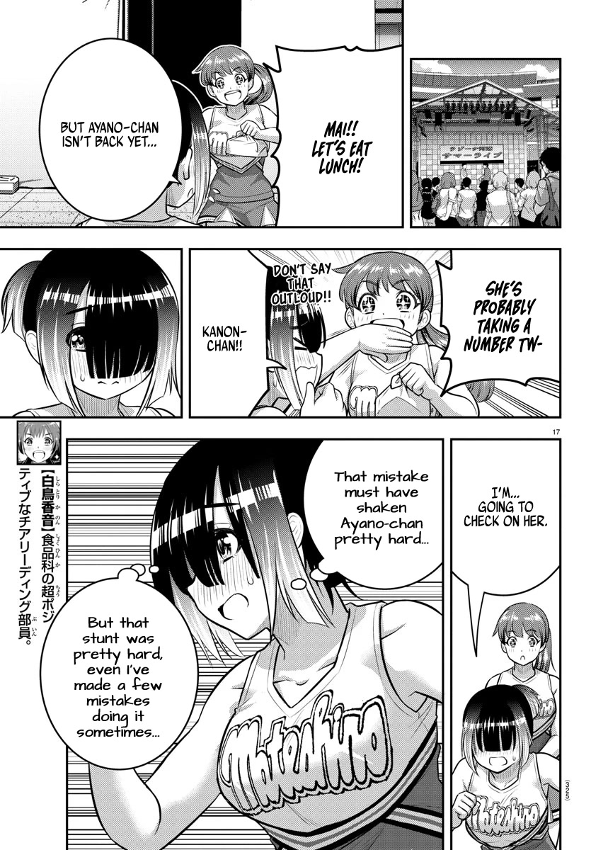 Yankee JK KuzuHana-chan Chapter 156 page 17 - Chapter 156: I've fallen in love with Cheerleading