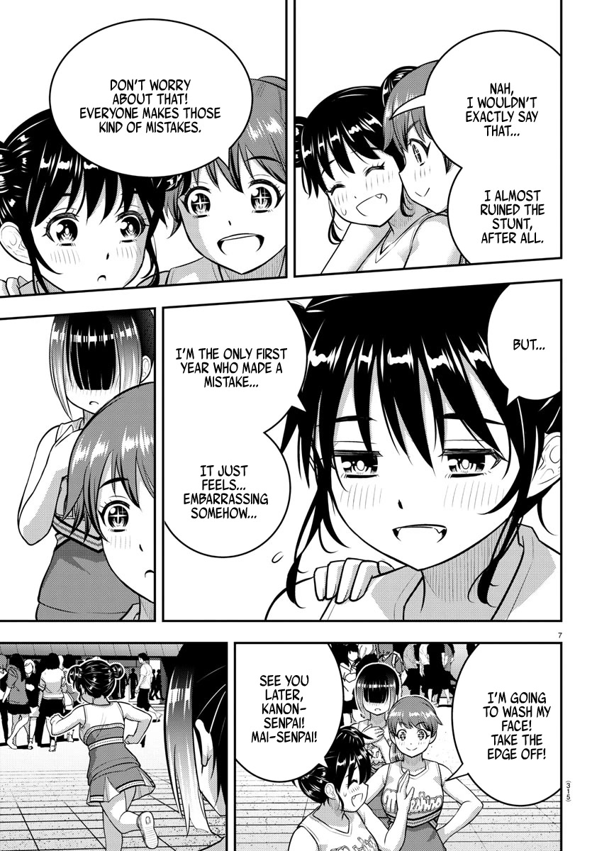 Yankee JK KuzuHana-chan Chapter 156 page 7 - Chapter 156: I've fallen in love with Cheerleading