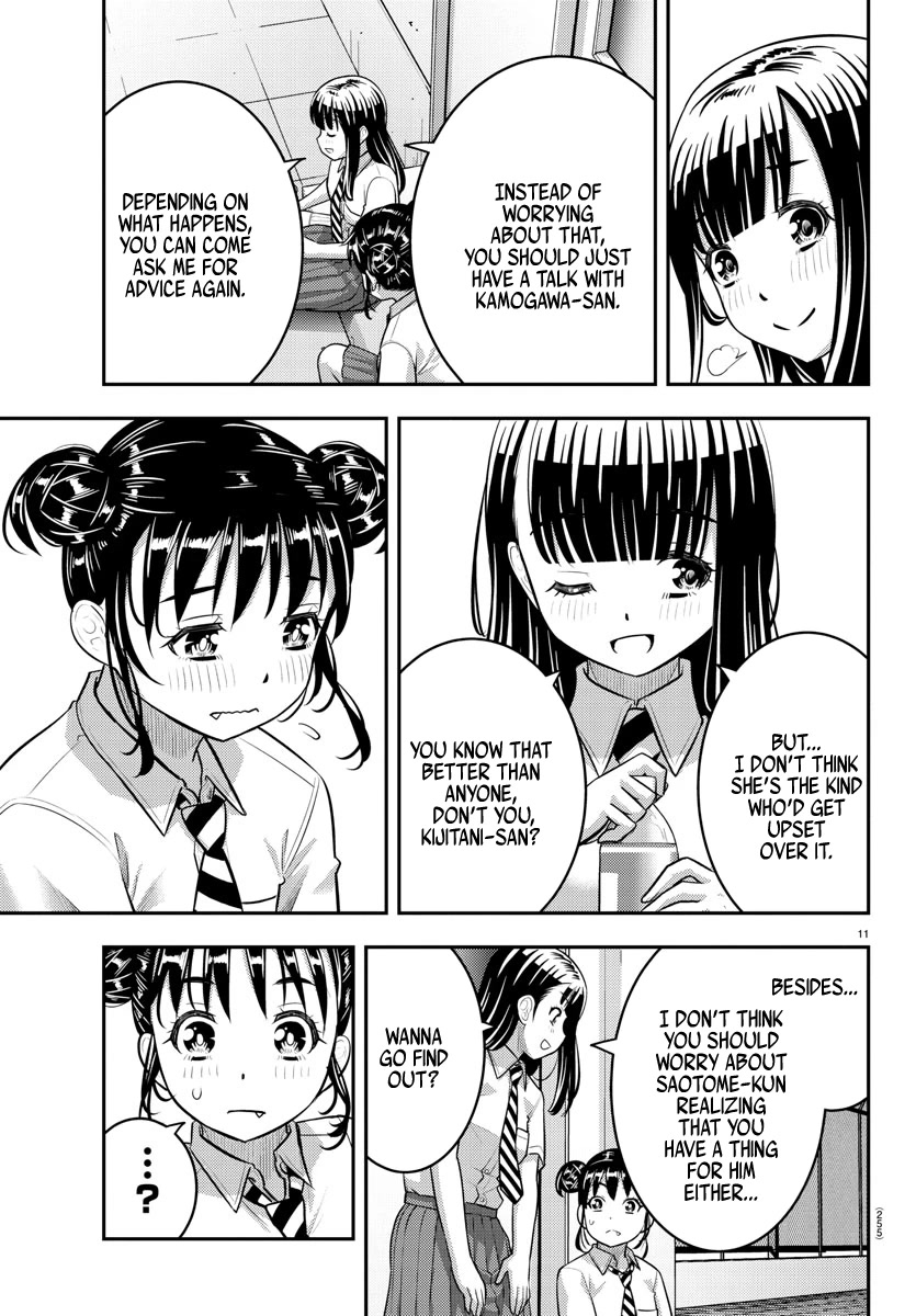 Yankee JK KuzuHana-chan Chapter 159 page 11 - Chapter 159: Kasumi Onee-sama's Counseling