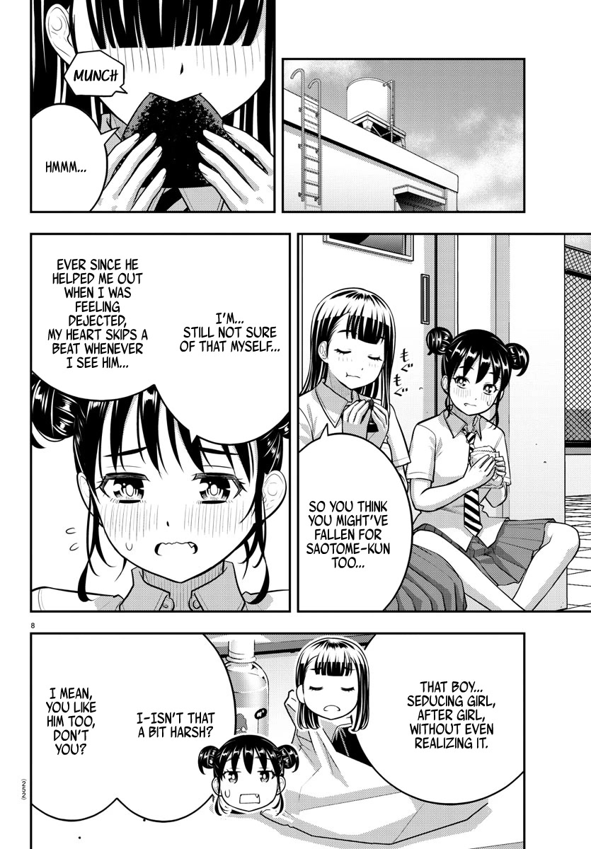Yankee JK KuzuHana-chan Chapter 159 page 8 - Chapter 159: Kasumi Onee-sama's Counseling