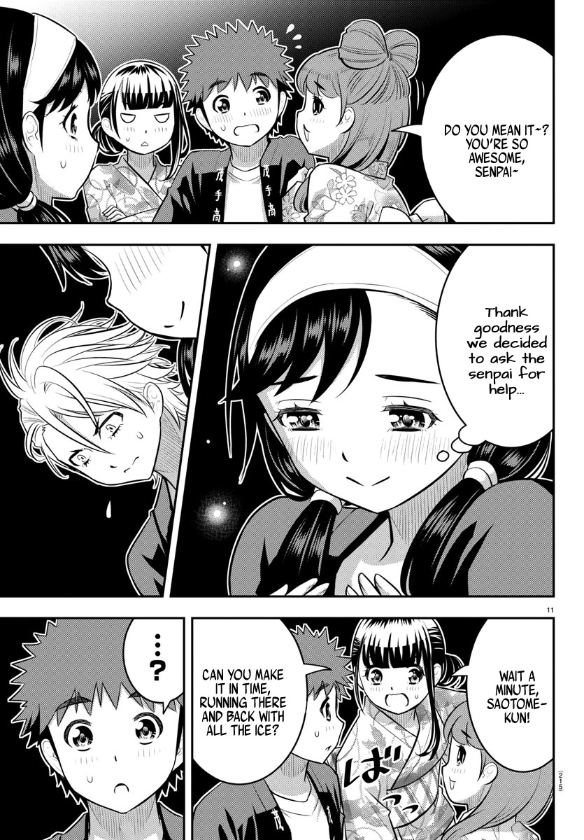 Yankee JK KuzuHana-chan Chapter 162 page 12 - Chapter 162: Ice Relay!