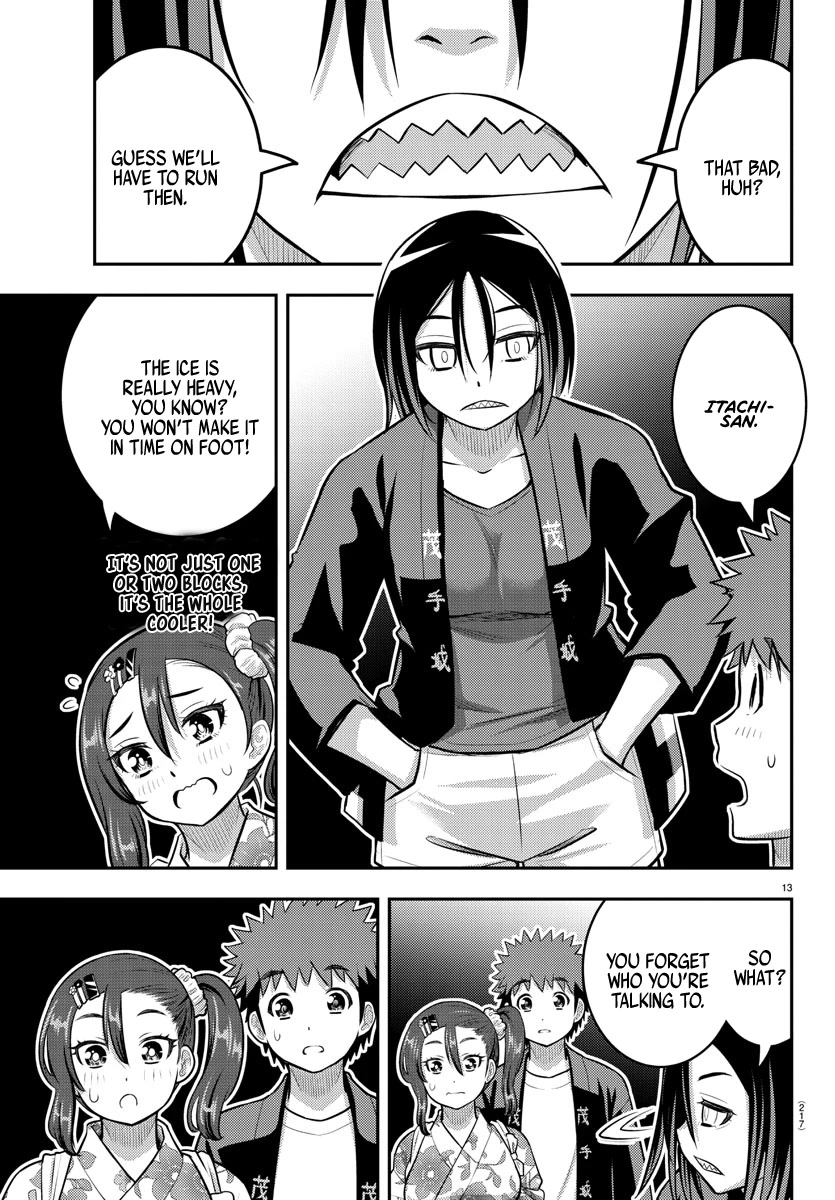 Yankee JK KuzuHana-chan Chapter 162 page 14 - Chapter 162: Ice Relay!