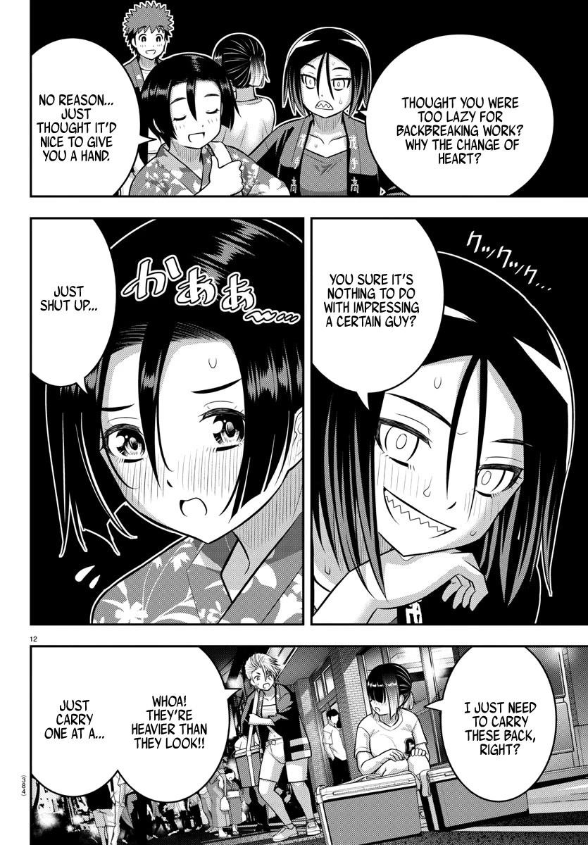 Yankee JK KuzuHana-chan Chapter 163 page 12 - Chapter 163: Run, Moteshiro Girls!!